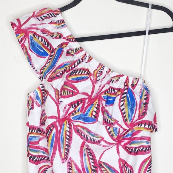 J.Crew One Shoulder Printed Dress - Picture 3 of 10